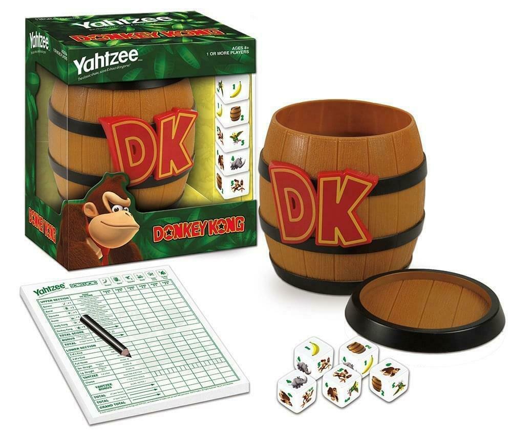 Donkey Kong Yahtzee Barrel Collectors Edition